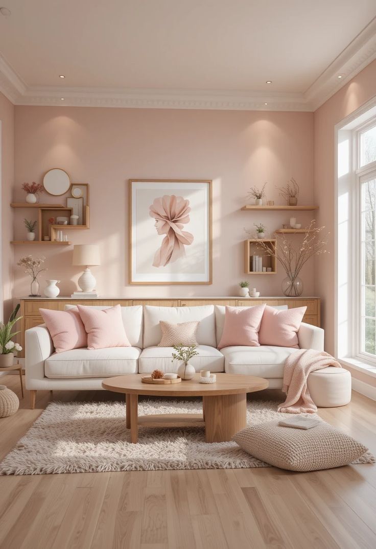 9 Stylish Pink Living Room Ideas to Brighten Your Space